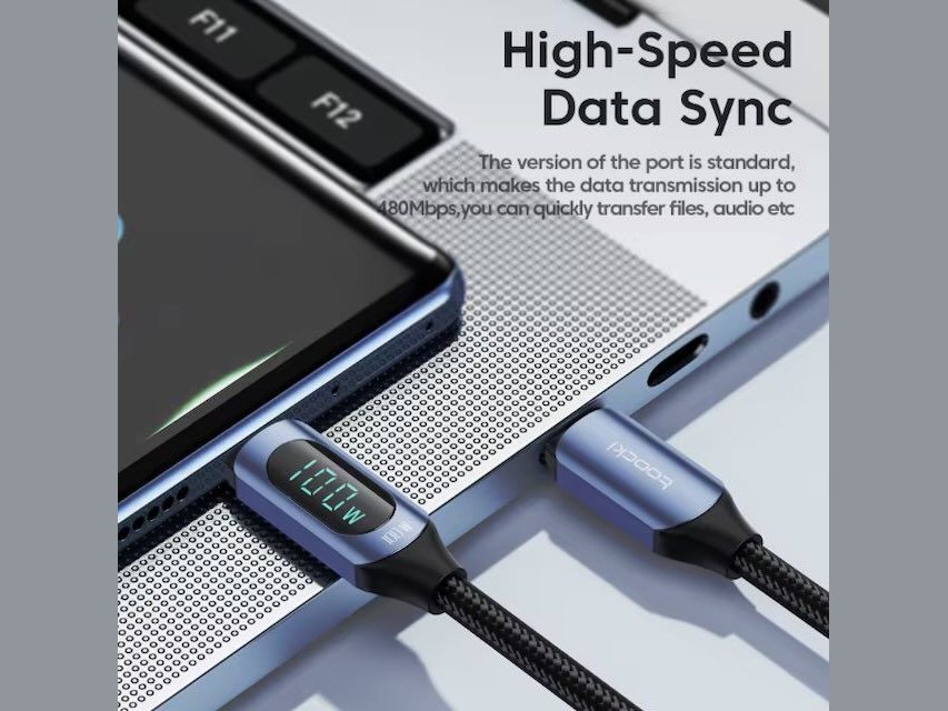 Toocki-Câble USB Type-C vers Type-C pour recharge rapide