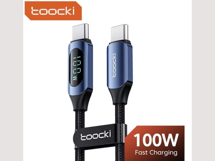 Toocki-Câble USB Type-C vers Type-C pour recharge rapide