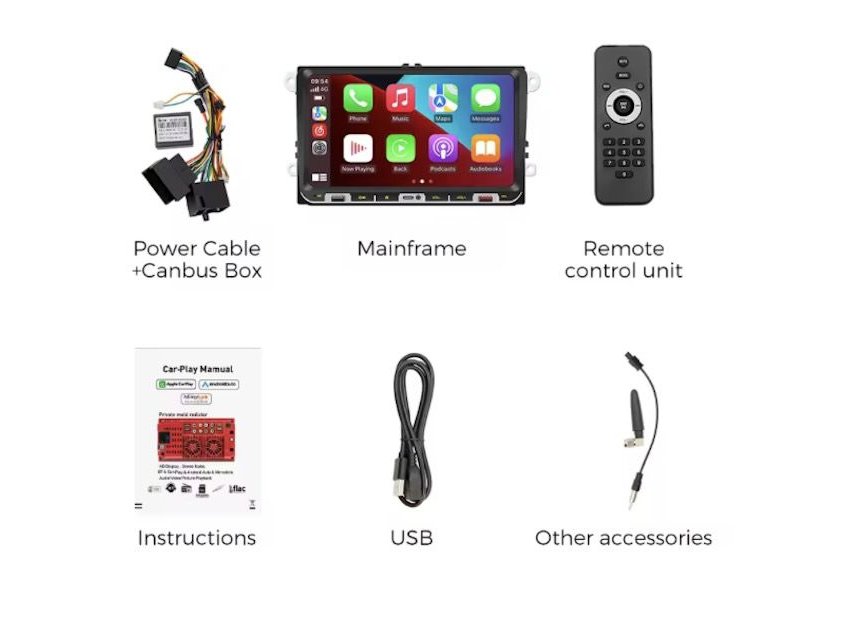 Autoradio Android avec Écran Tactile HD de 9 Pouces