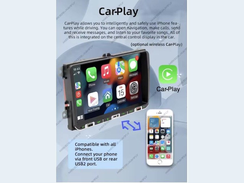 Autoradio Android avec Écran Tactile HD de 9 Pouces