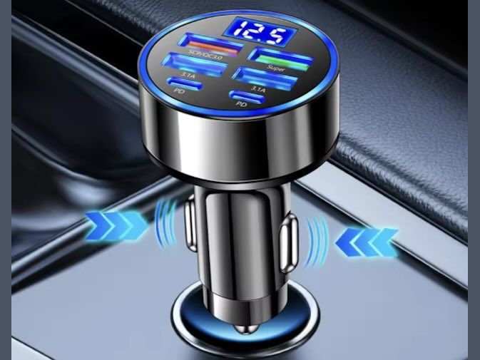 Chargeur de téléphone de voiture à charge rapide