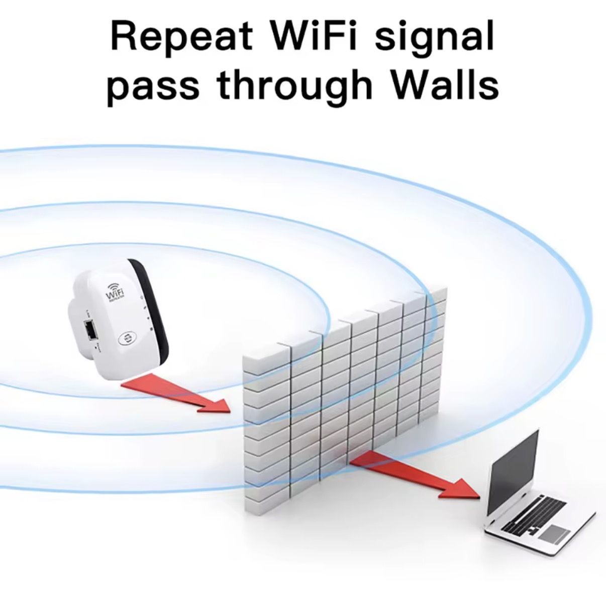 FENVI-Répéteur WiFi sans fil, 300Mbps, extension WiFi à distance