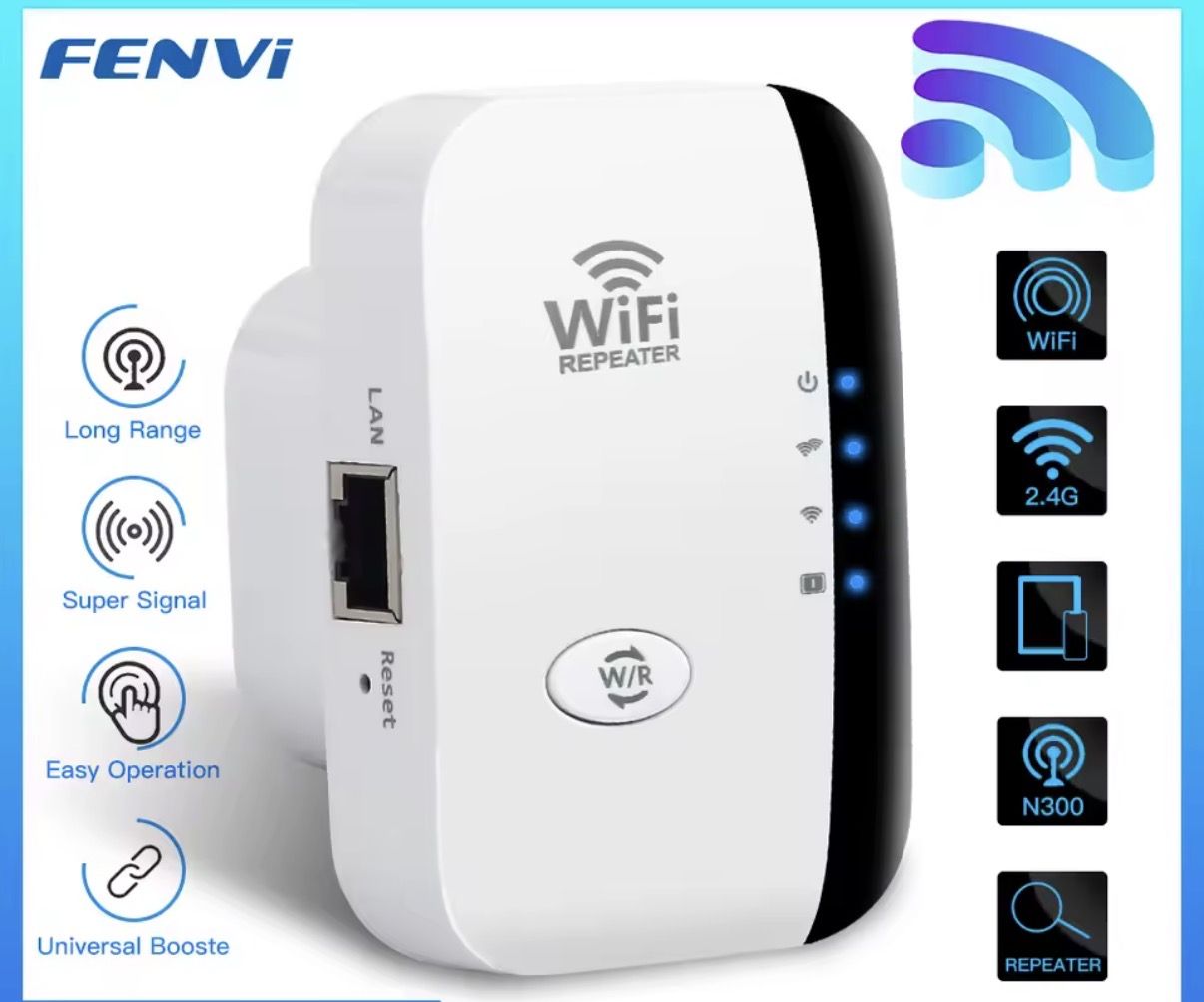 FENVI-Répéteur WiFi sans fil, 300Mbps, extension WiFi à distance