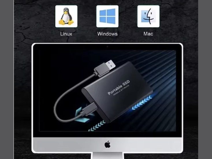 Disque dur externe SSD portable haute vitesse 1 To