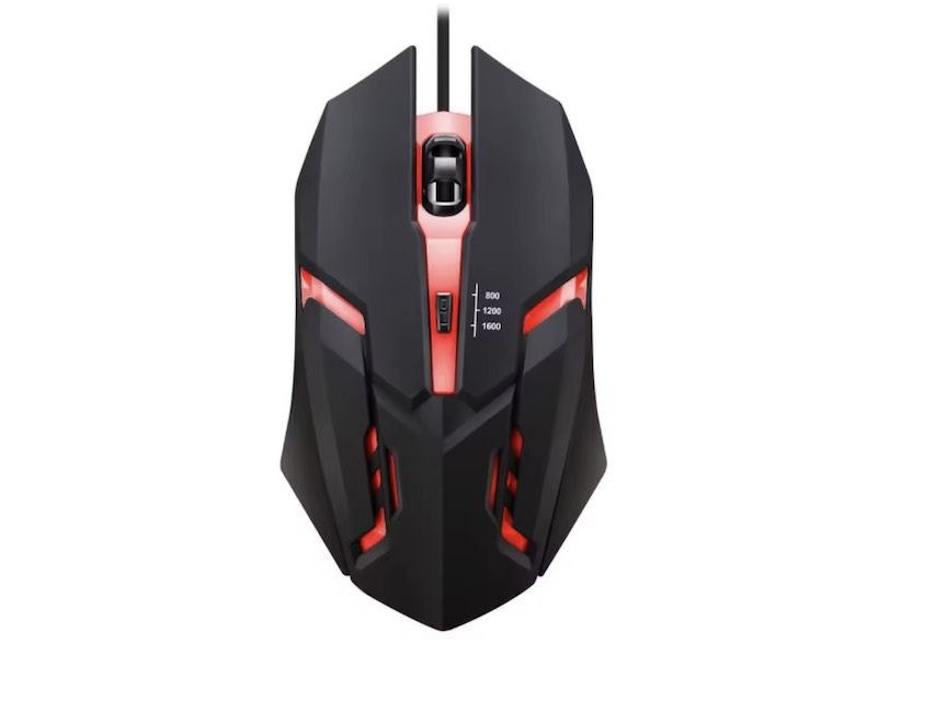 ITLY M01-Souris de jeu filaire USB rétro-4.2 LED