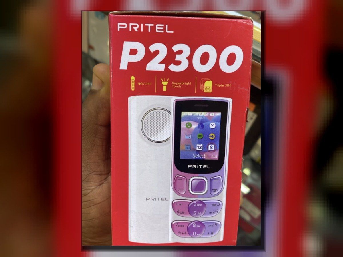 Téléphone Pritel P2300 – triple SIM, lampe torche