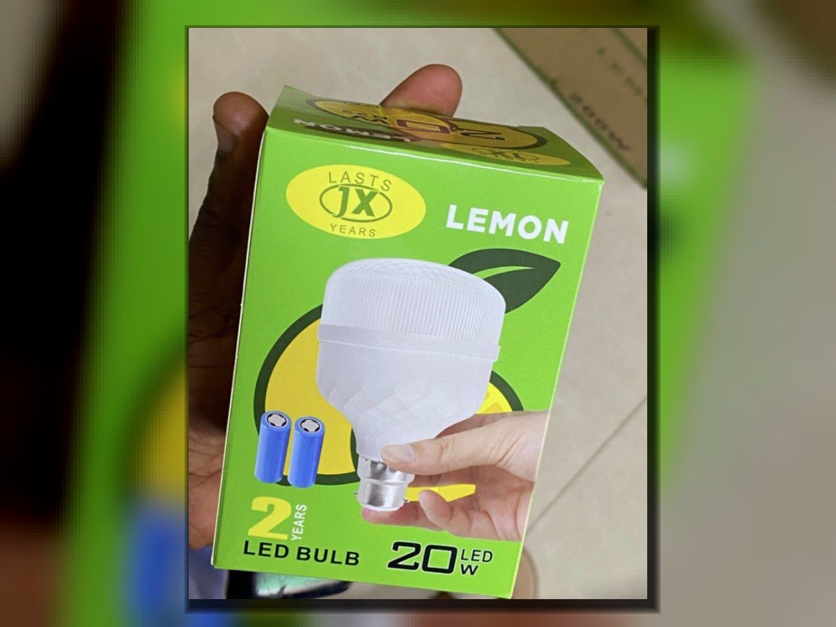 Ampoule LED rechargeable Lemon 20 W culot B22