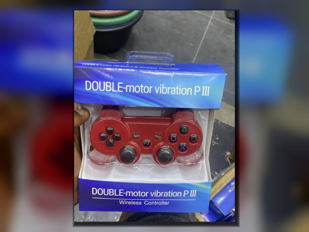 Manette sans fil PS3 double vibration