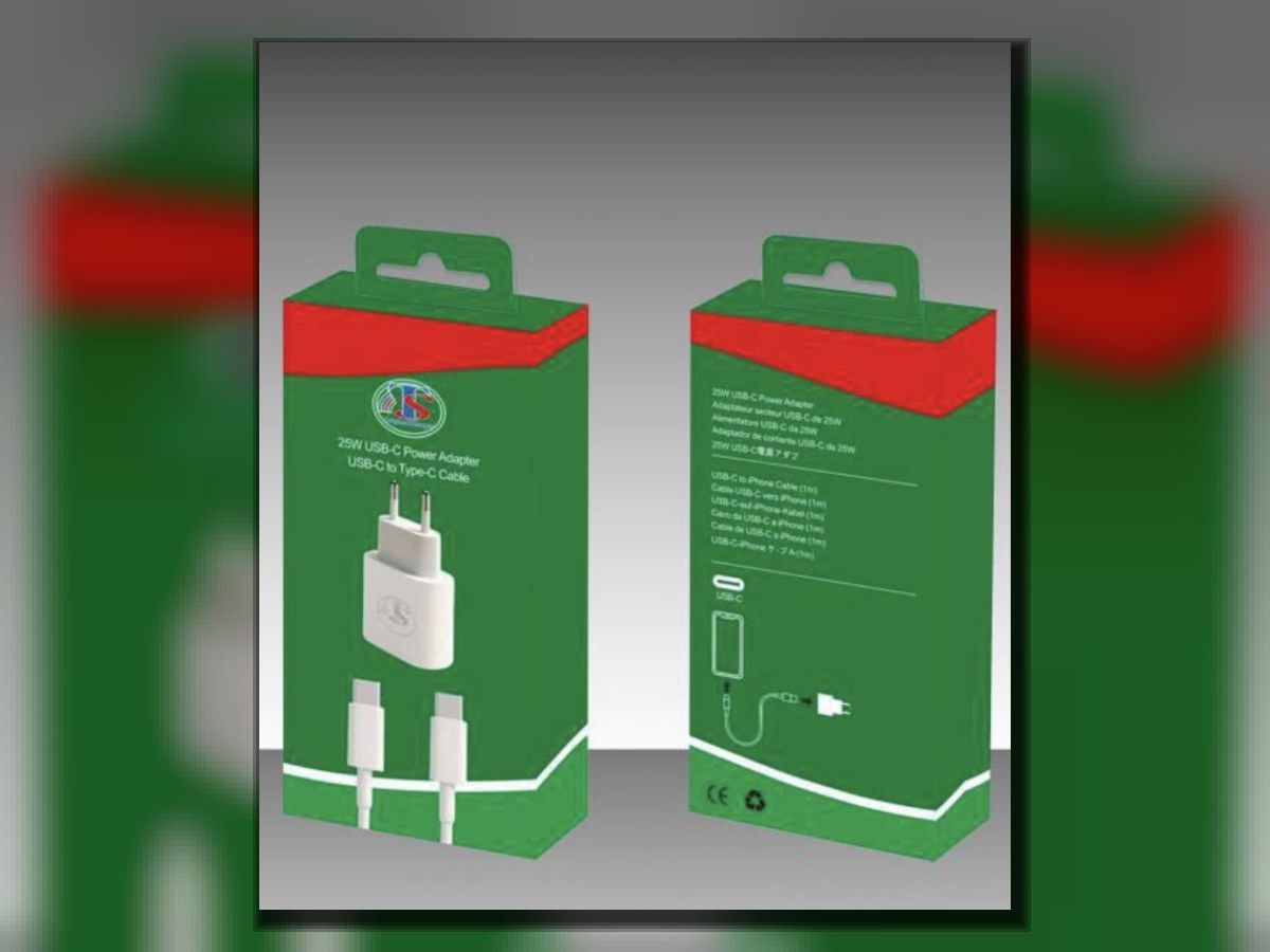 Chargeur TS 25 W USB-C + câble USB-C vers USB-C
