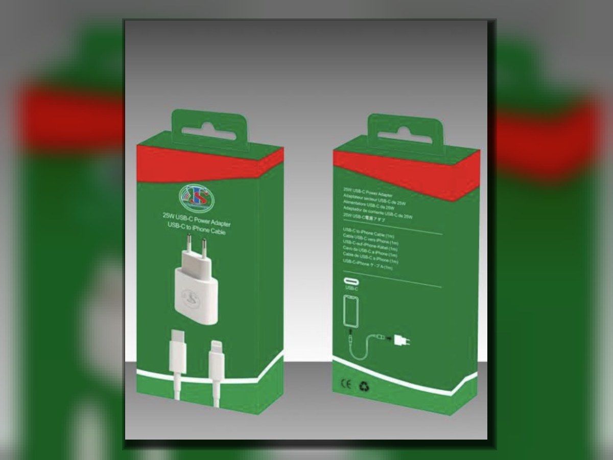 Chargeur TS 25 W USB-C + câble USB-C vers Lightning (iPhone)