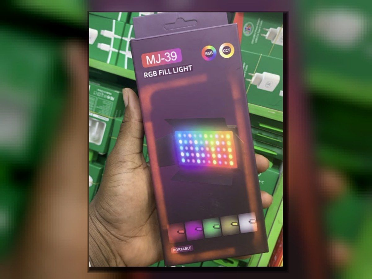 Lampe LED RGB portable MJ-39 (photo / vidéo)